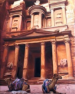 larger image of the work, Petra in Jordan