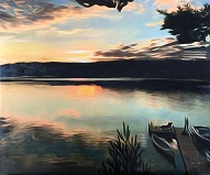 larger image of the work, New Lake House View