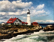 larger image of the work, Portland Headlight Lighthouse